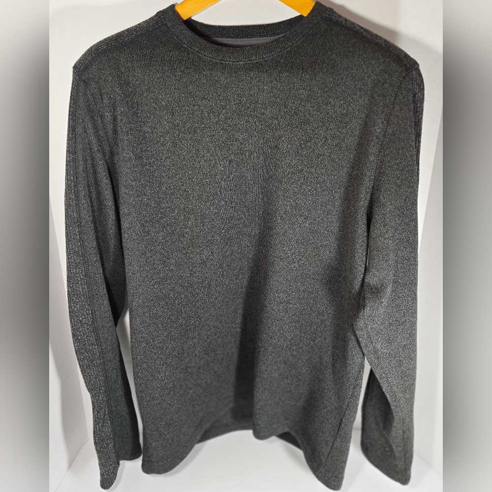 Men's Van Heusen Medium Dark Gray Sweater In Exce… - image 1